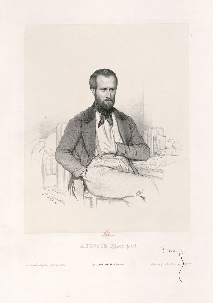 Marie-Alexandre Alophe - Auguste Blanqui od Marie Alexandre Alophe