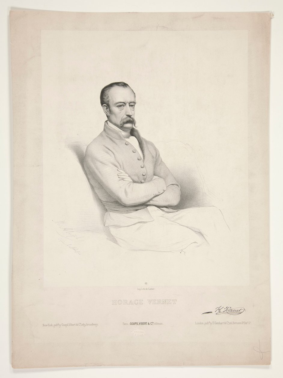 Portrét Horace Verneta od Marie Alexandre Alophe