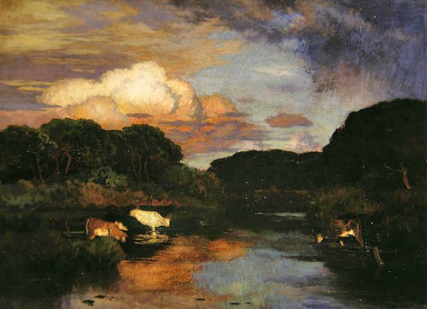 Ford, asi 1910 (olej na plátně) od Marie Auguste Emile Rene Menard