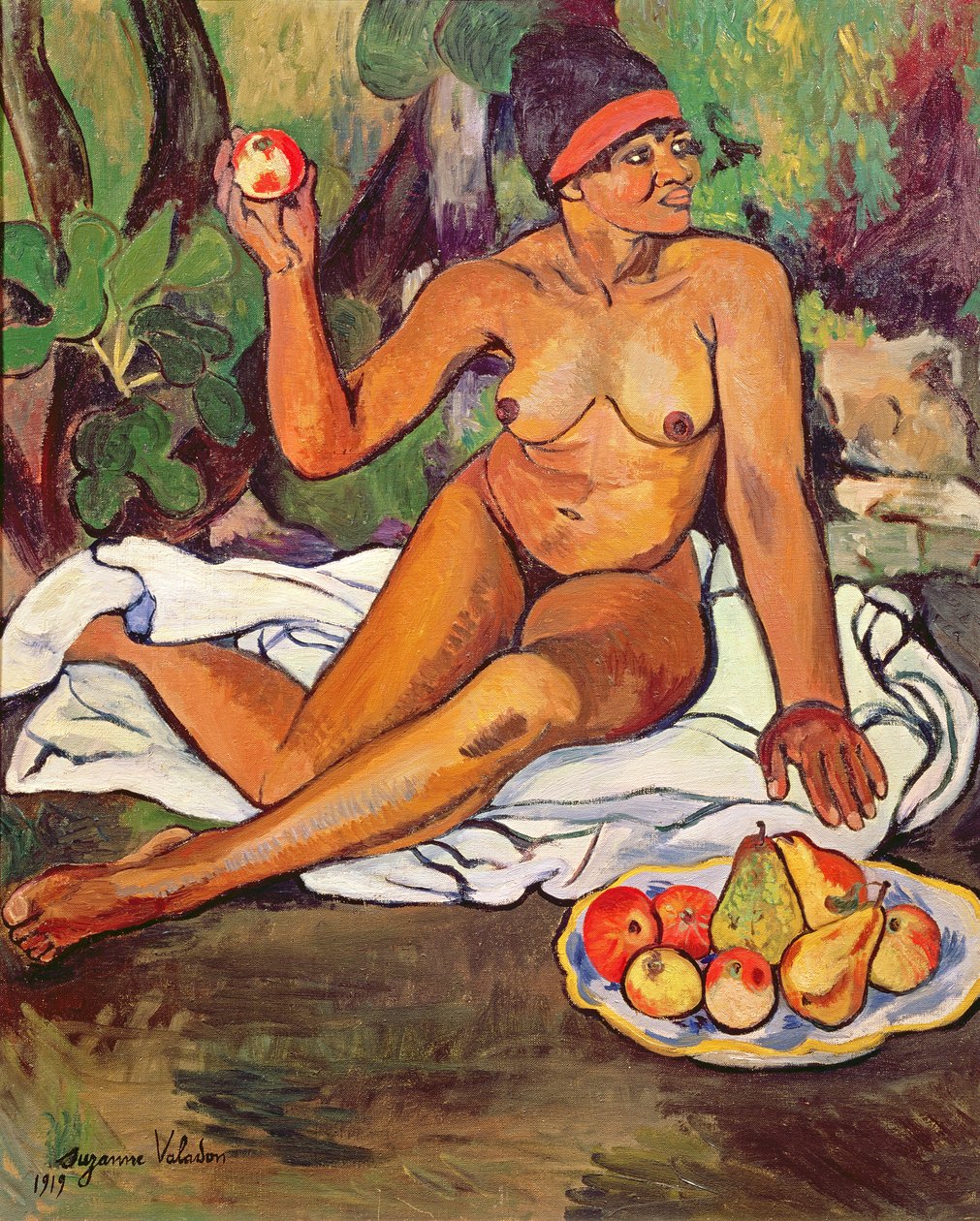 Mladá žena poloviční kasta od Marie Clementine (Suzanne) Valadon