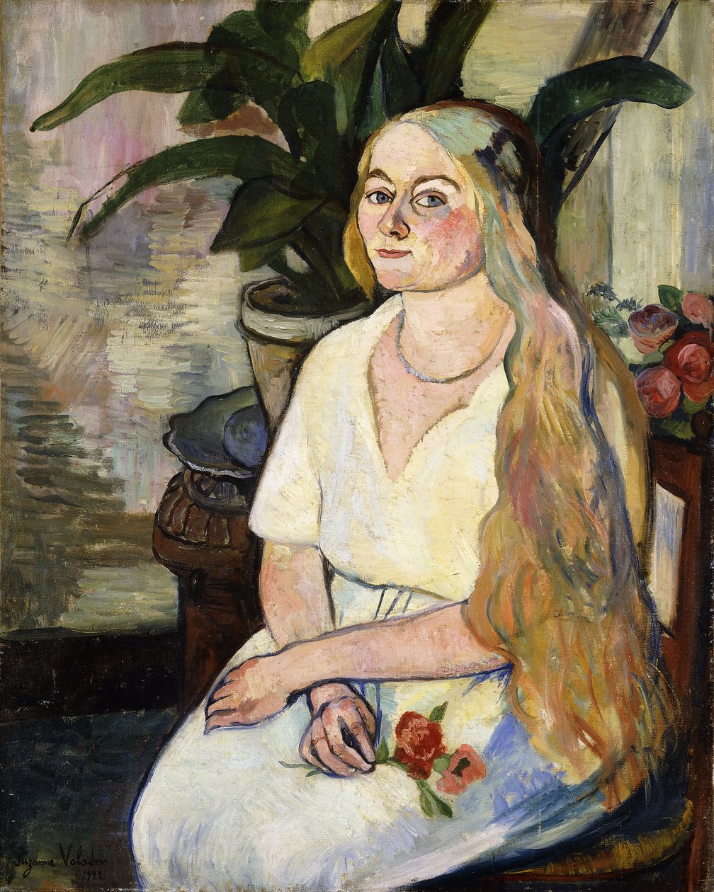 Portrét Germaine Utterové, 1922 od Marie Clementine Valadon