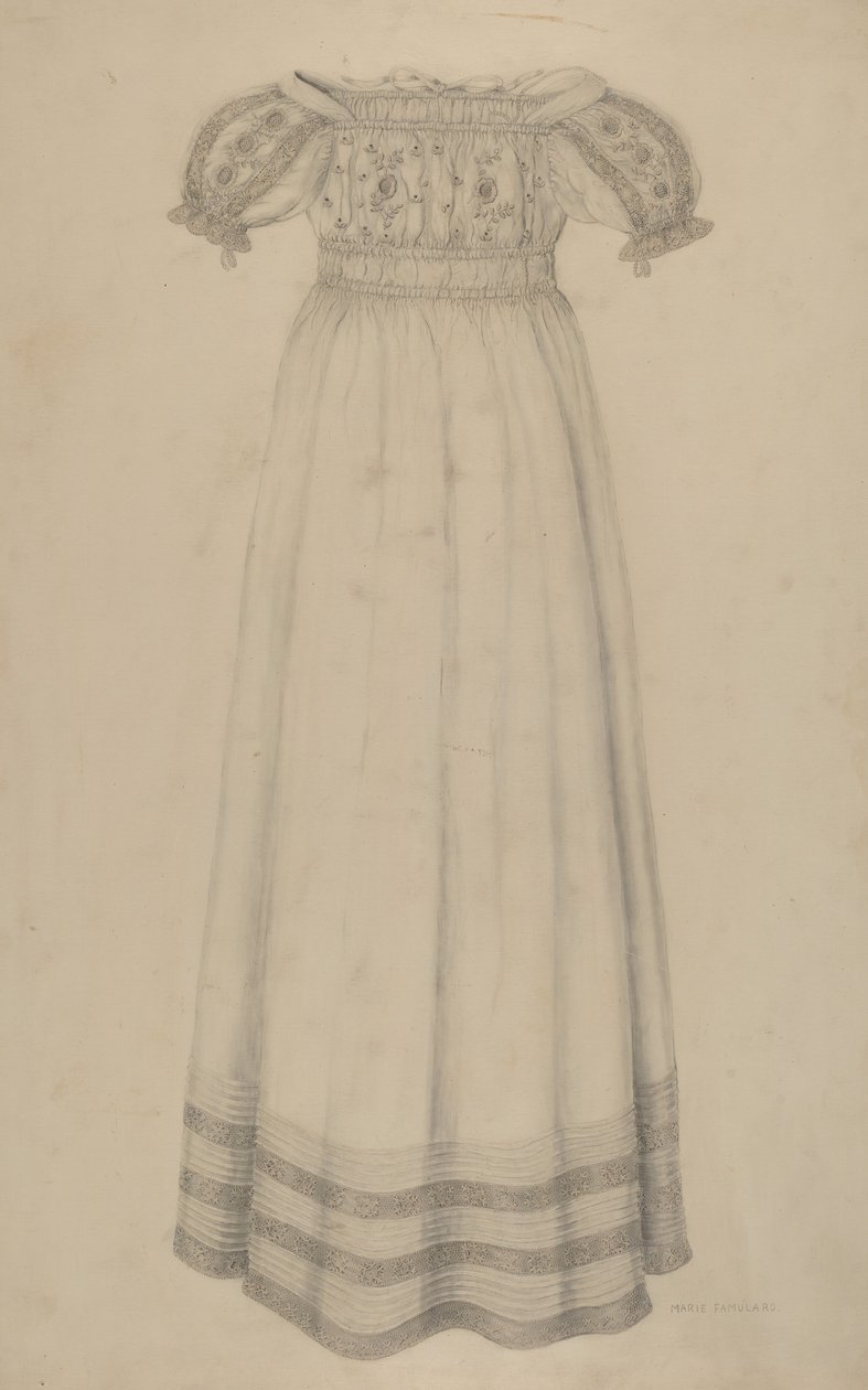 Kojenecké šaty, c. 1938. od Marie Famularo