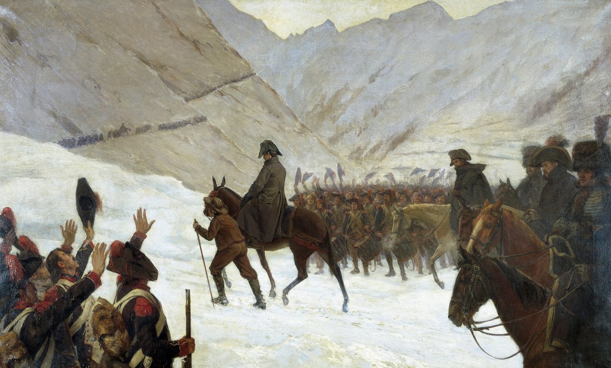 Průjezd Grand-Saint-Bernard, 20. května od Marie Felix Edmond de Boislecomte