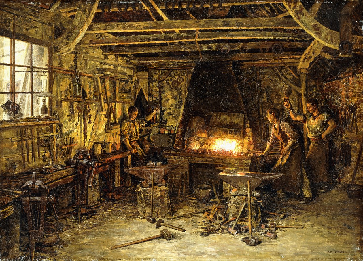 skláři, od Marie Francois Firmin Girard