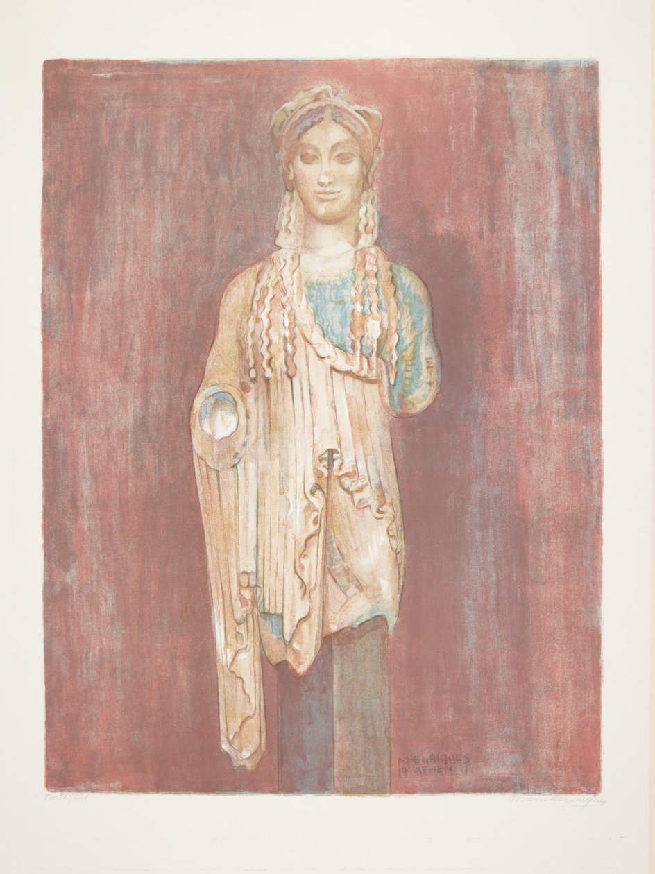 archaické řecké kore (Athény) od Marie Henriques