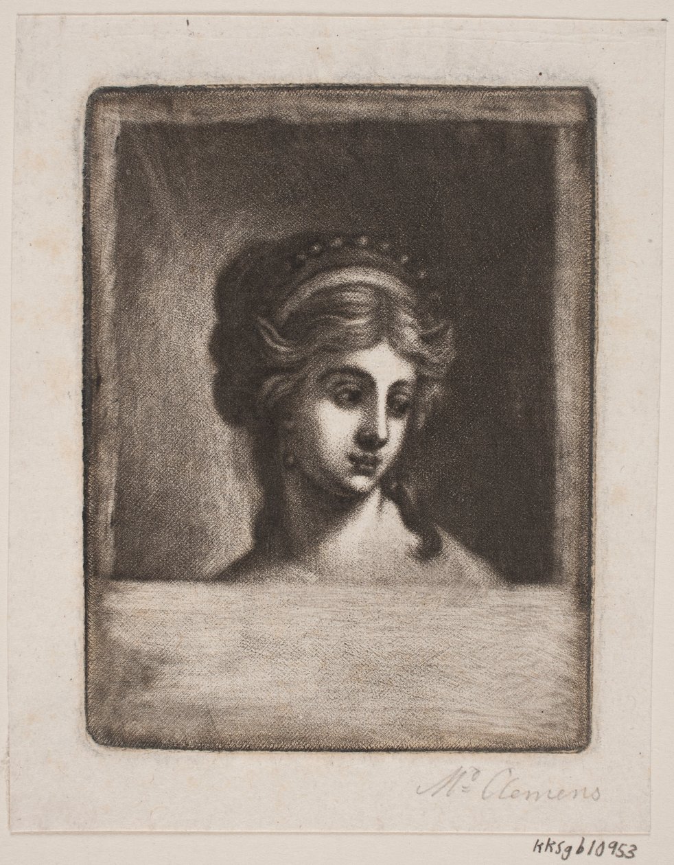Ženská hlava od Marie Jeanne Clemens