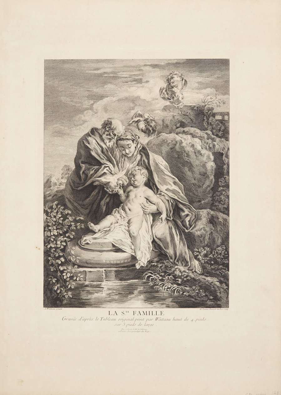 Svatá rodina (La Ste Famille) od Marie Jeanne Renard Dubos