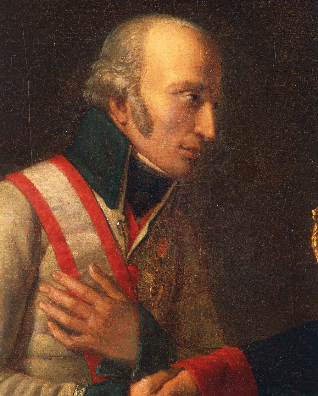 Setkání Napoleona a arcivévody Karla ve Stammersdorfu 17. prosince od Marie Nicolas Ponce Camus