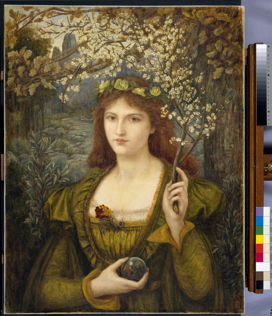 Madonna Pietra Degli Scrovigni od Marie Spartali Stillman