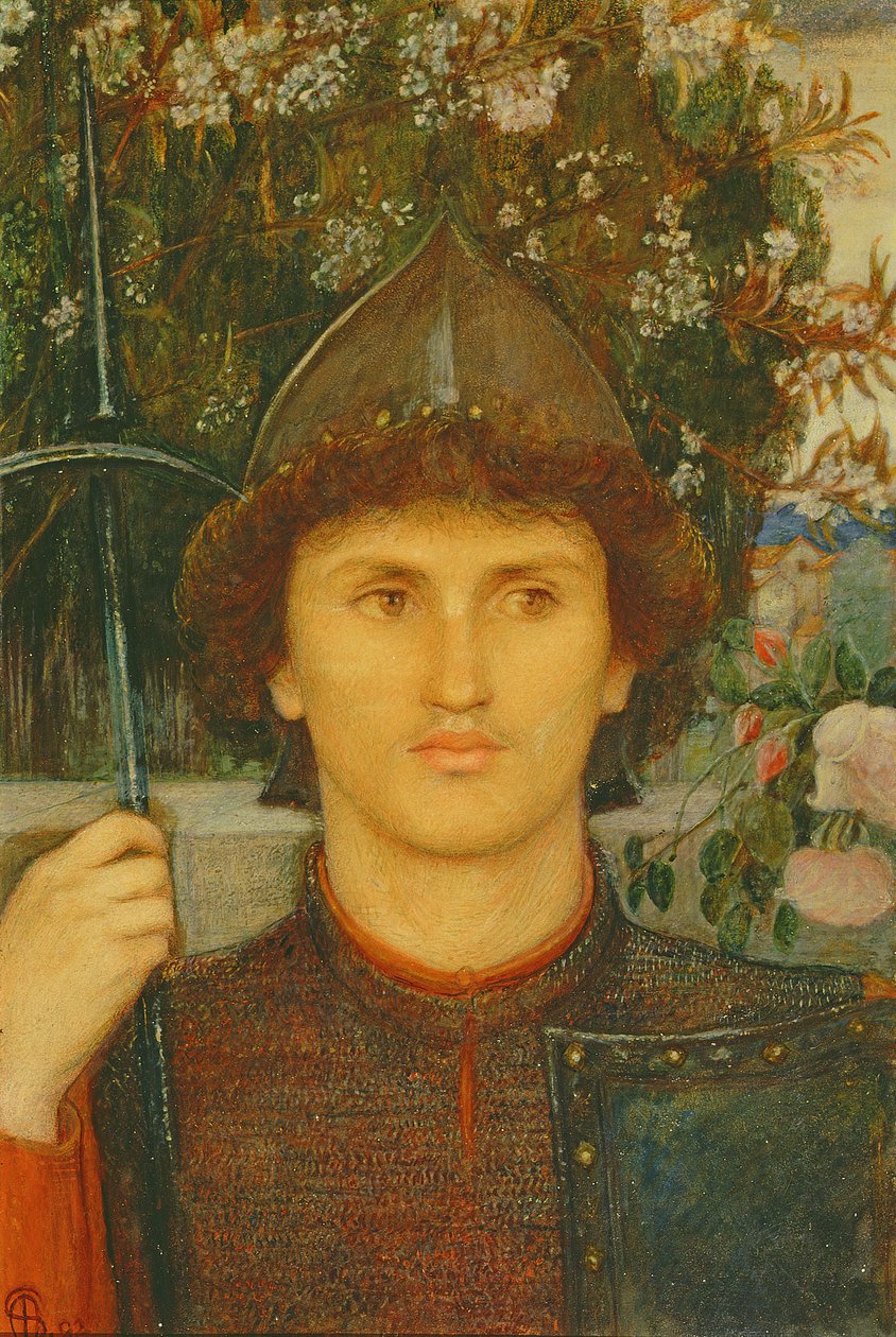 Svatý Jiří od Marie Spartali Stillman