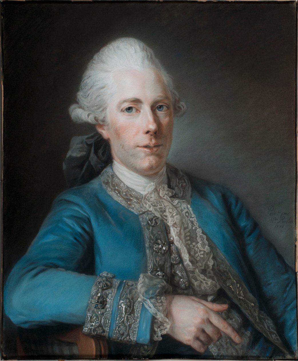 Portrét Marie-Josepha Peyre} (1730-1785), francouzského architekta od Marie Suzanne Giroust