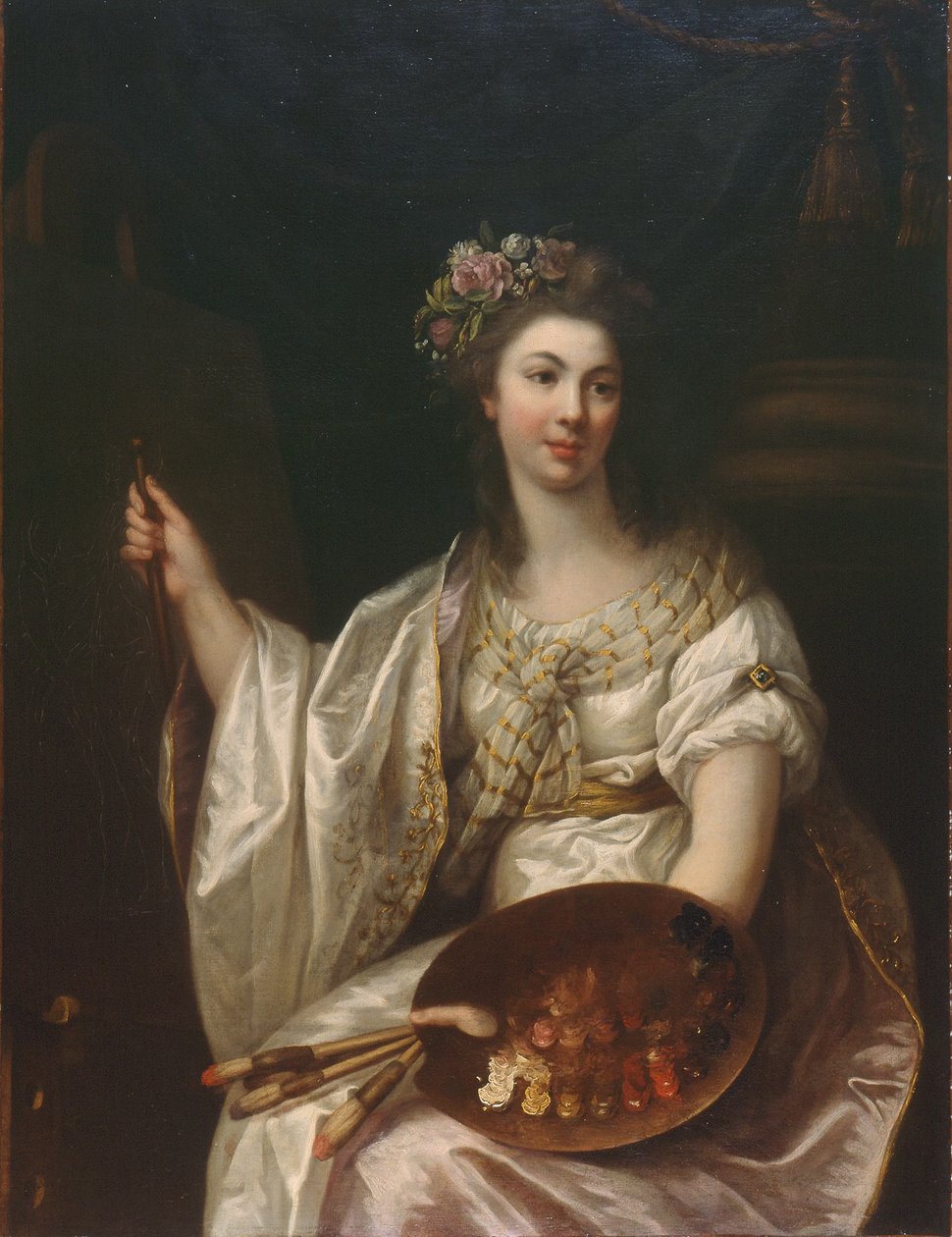 Francouzsky: Allégorie de la peinture Alegorie malířství od Marie Victoire Lemoine