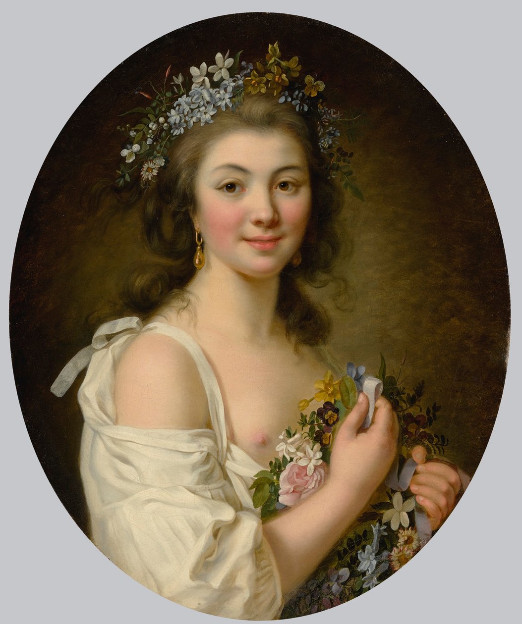 Portrét paní de Genlis od Marie Victoire Lemoine