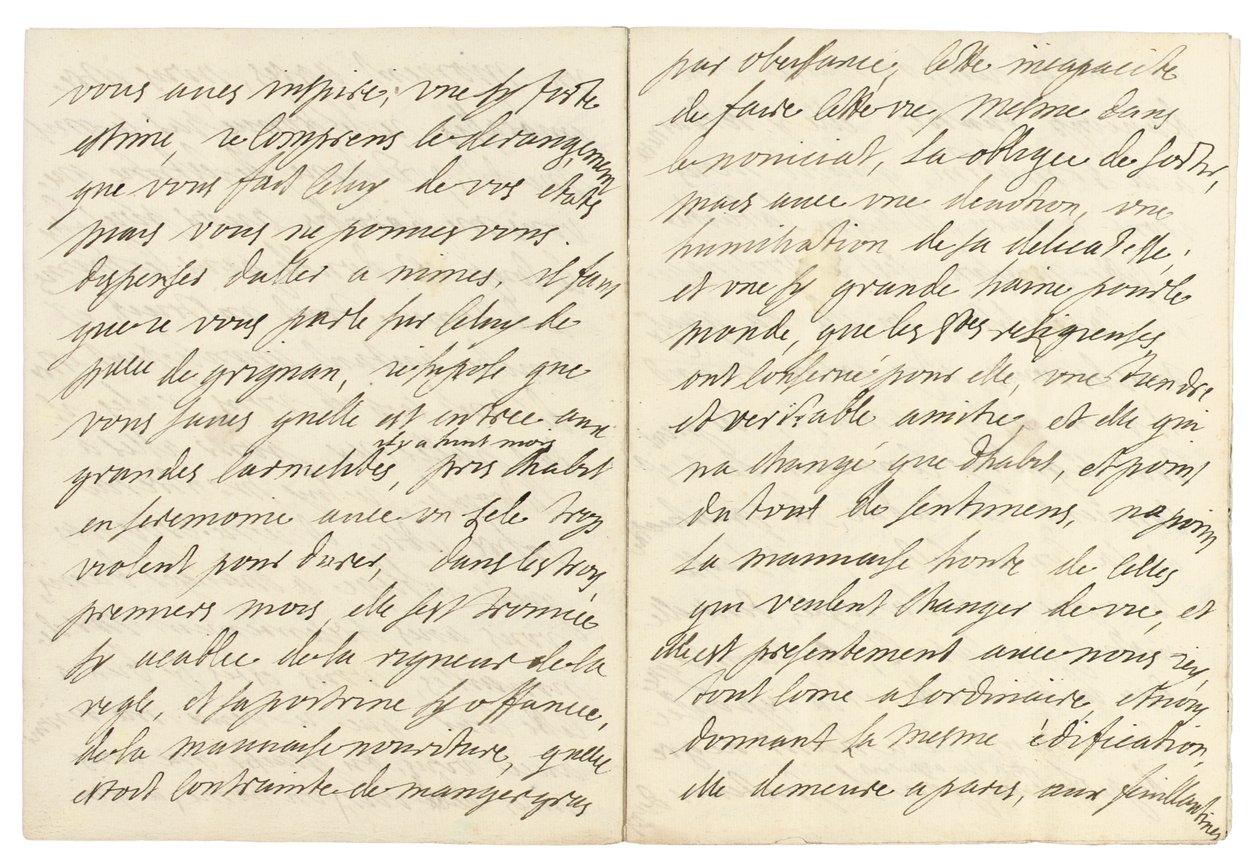 Autogram dopis Philippe Moulceau, Livry, 25. října 1686 od Marie de Rabutin Chantal Sévigné