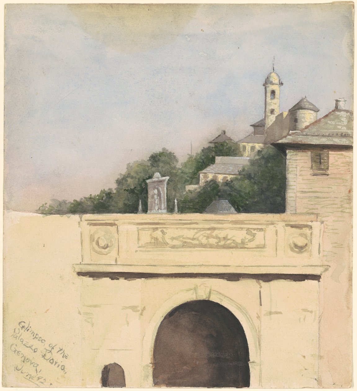 Pohled na Palazzo Doria, Genova od Marietta Minnigerode Andrews