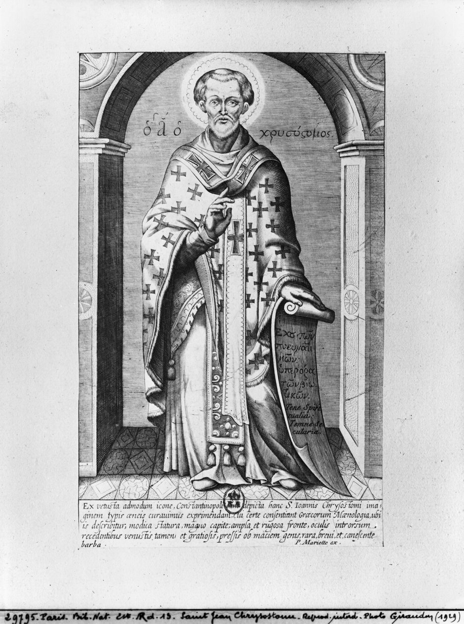 Svatý Jan Zlatoústý, 17. století od Mariette P.