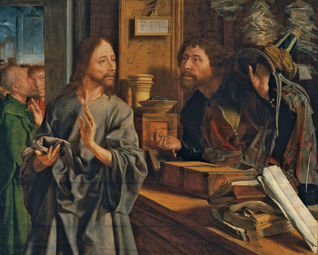 Povolání svatého Matouše, asi 1530 od Marinus van Roejmerswaelen