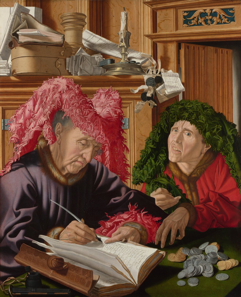 Dva sběrači daní, c.1540 od Marinus van Roejmerswaelen