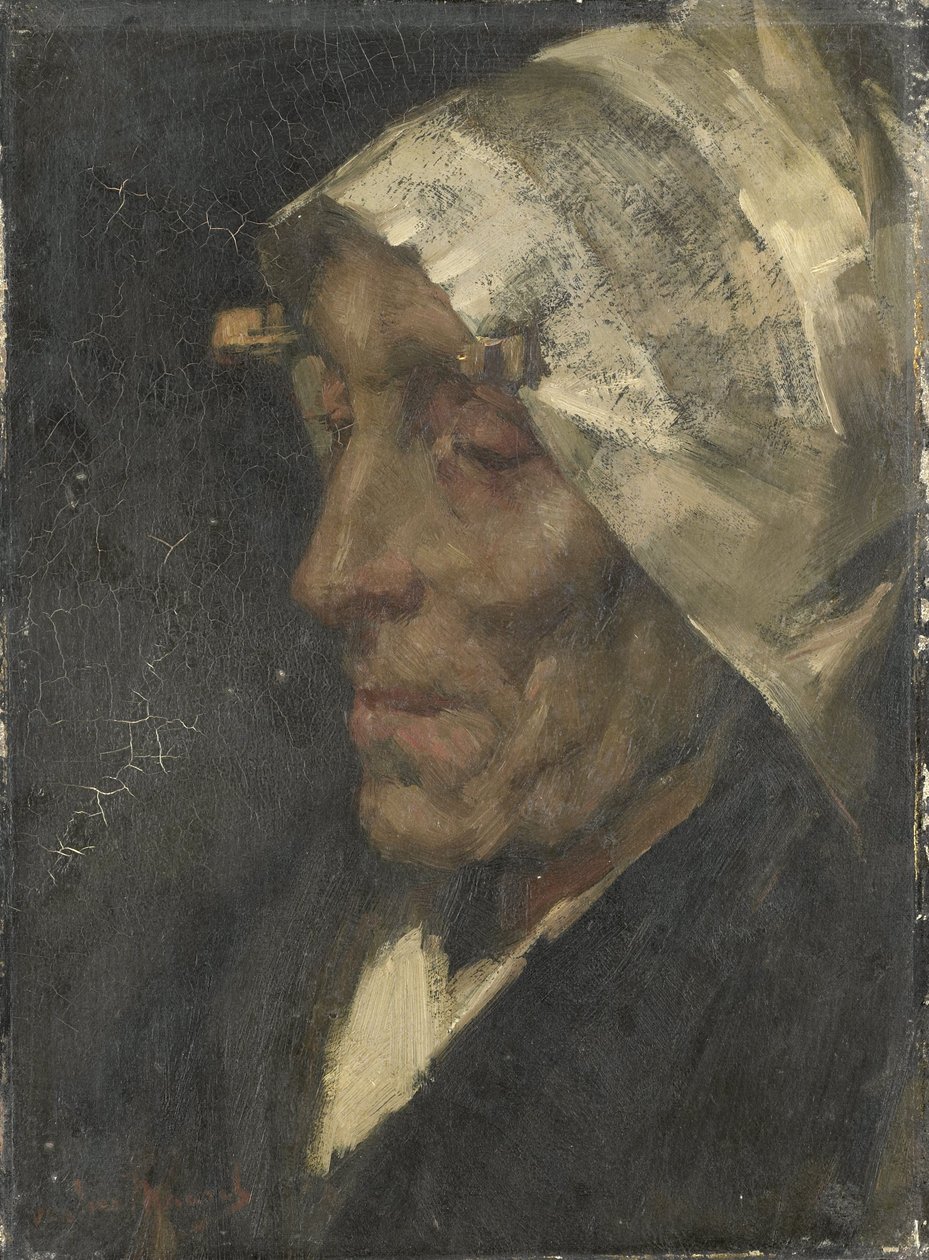 Rybářka od Marinus van der Maarel