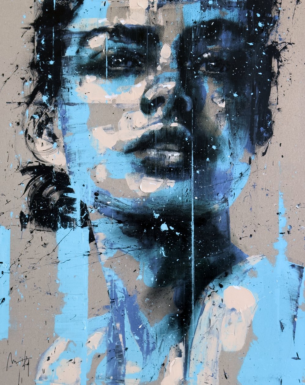 Somnium č. 11, série XIII, 2024 (akryl a olej na obráceném plátně) od Mario Henrique