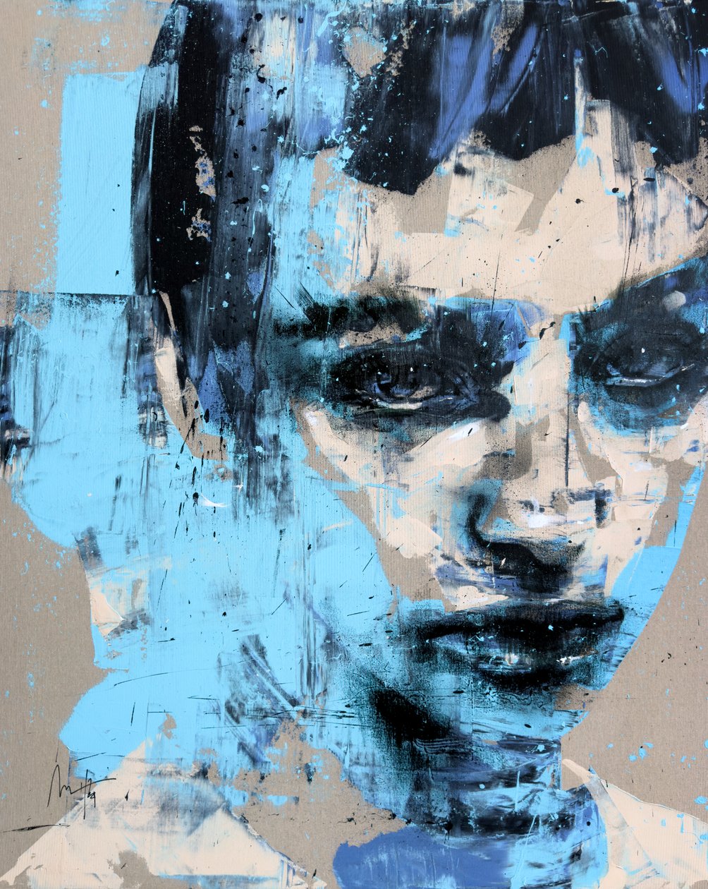 Somnium č. 1, série XIV, 2024 (akryl a olej na obráceném plátně) od Mario Henrique