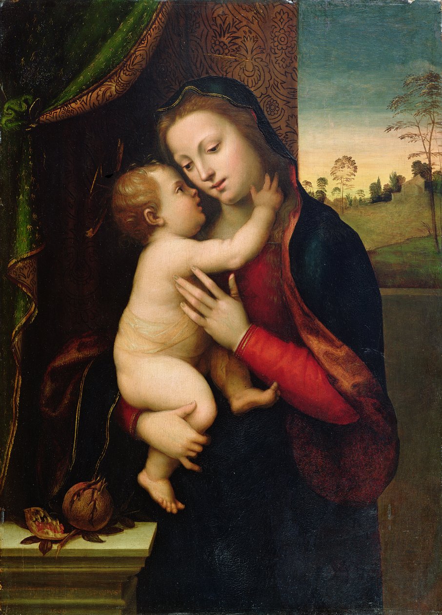 Madonna a dítě, od Mariotto Albertinelli