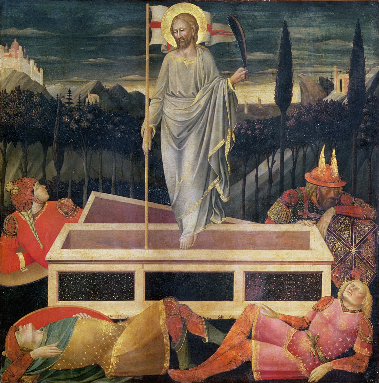 Kristovo vzkříšení od Mariotto di Cristofano