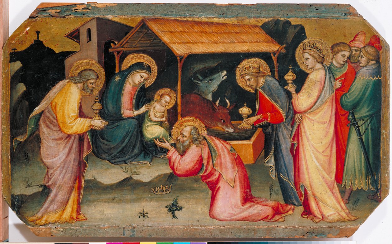 Klanění tří králů, c.1405 (tempera na panelu) od Mariotto di Nardo