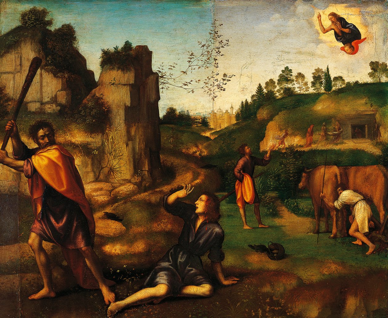 Kain zabil Abela od Mariotto Albertinelli