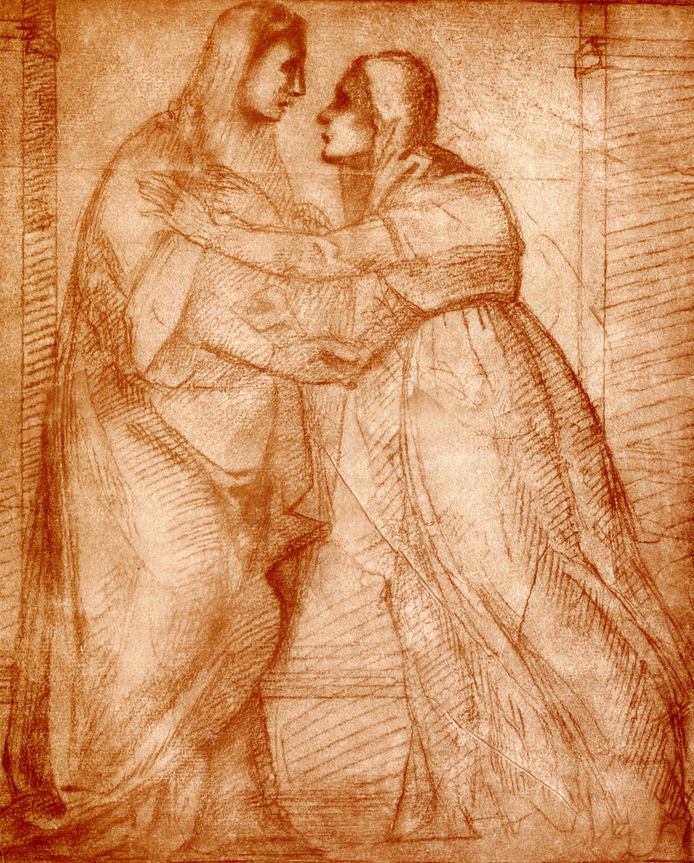 Navštívení Marie od Mariotto Albertinelli