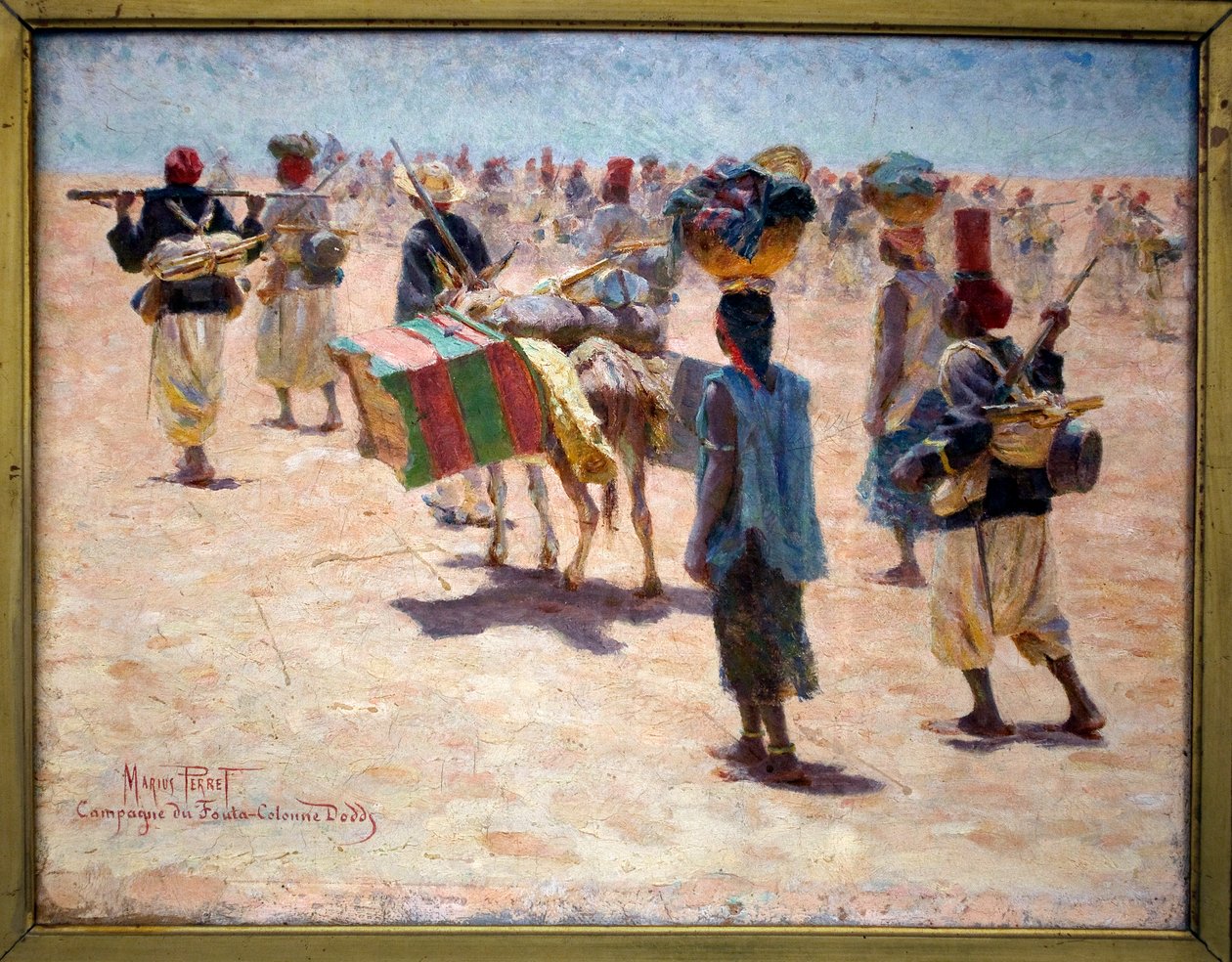 Senegalští střelci, kolem roku 1890 od Marius Perret