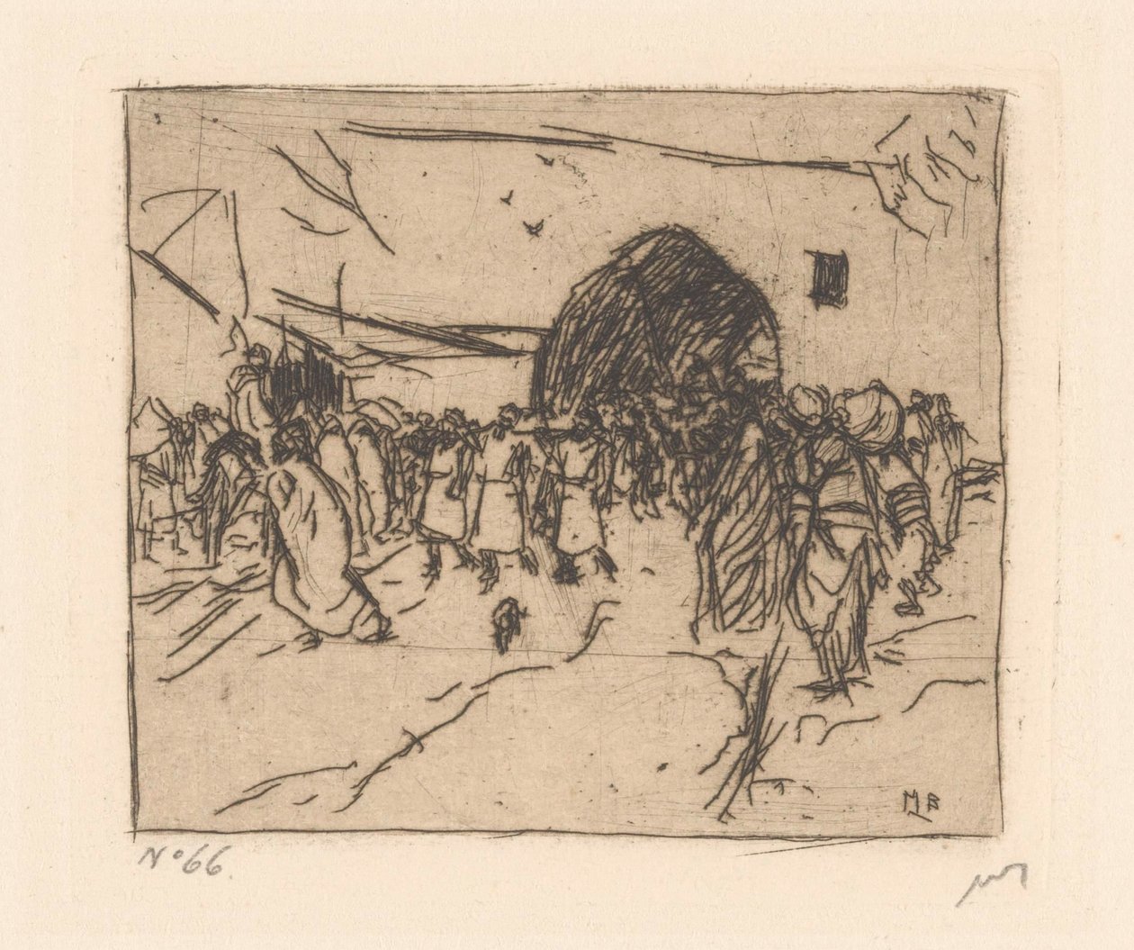 Brána v Konstantinopoli od Marius Bauer (signed by artist)