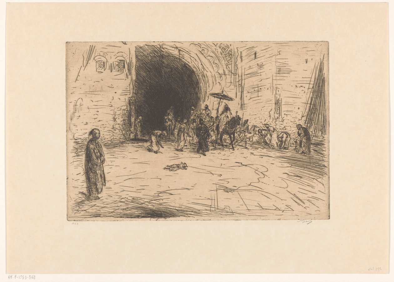 Sultán s doprovodem od Marius Bauer (signed by artist)
