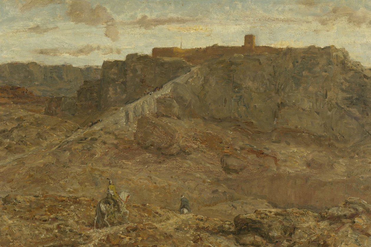 Horská krajina v Egyptě od Marius Bauer