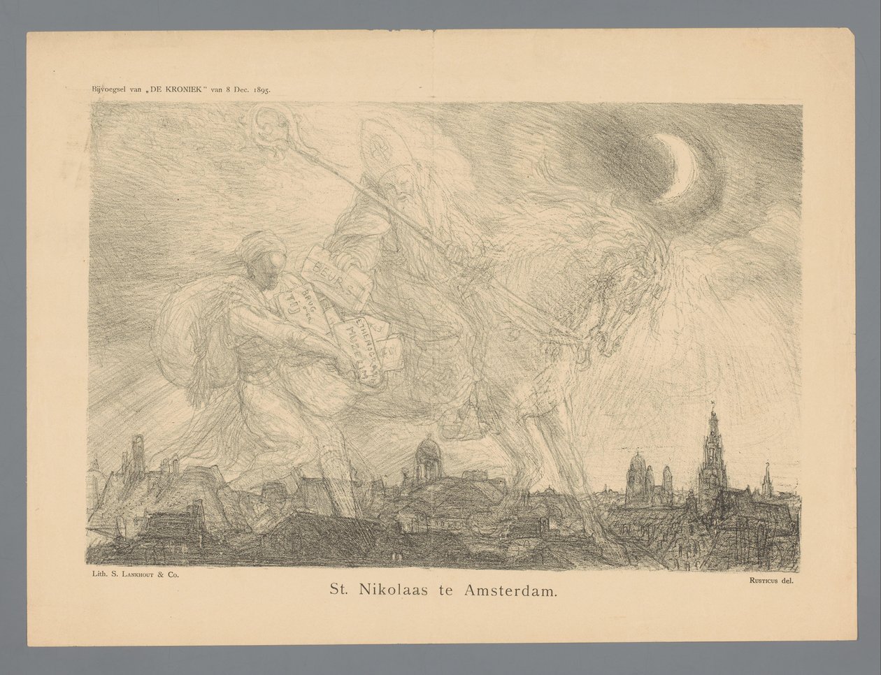 St. Nikolaas te Amsterdam (název na objektu) od Marius Bauer