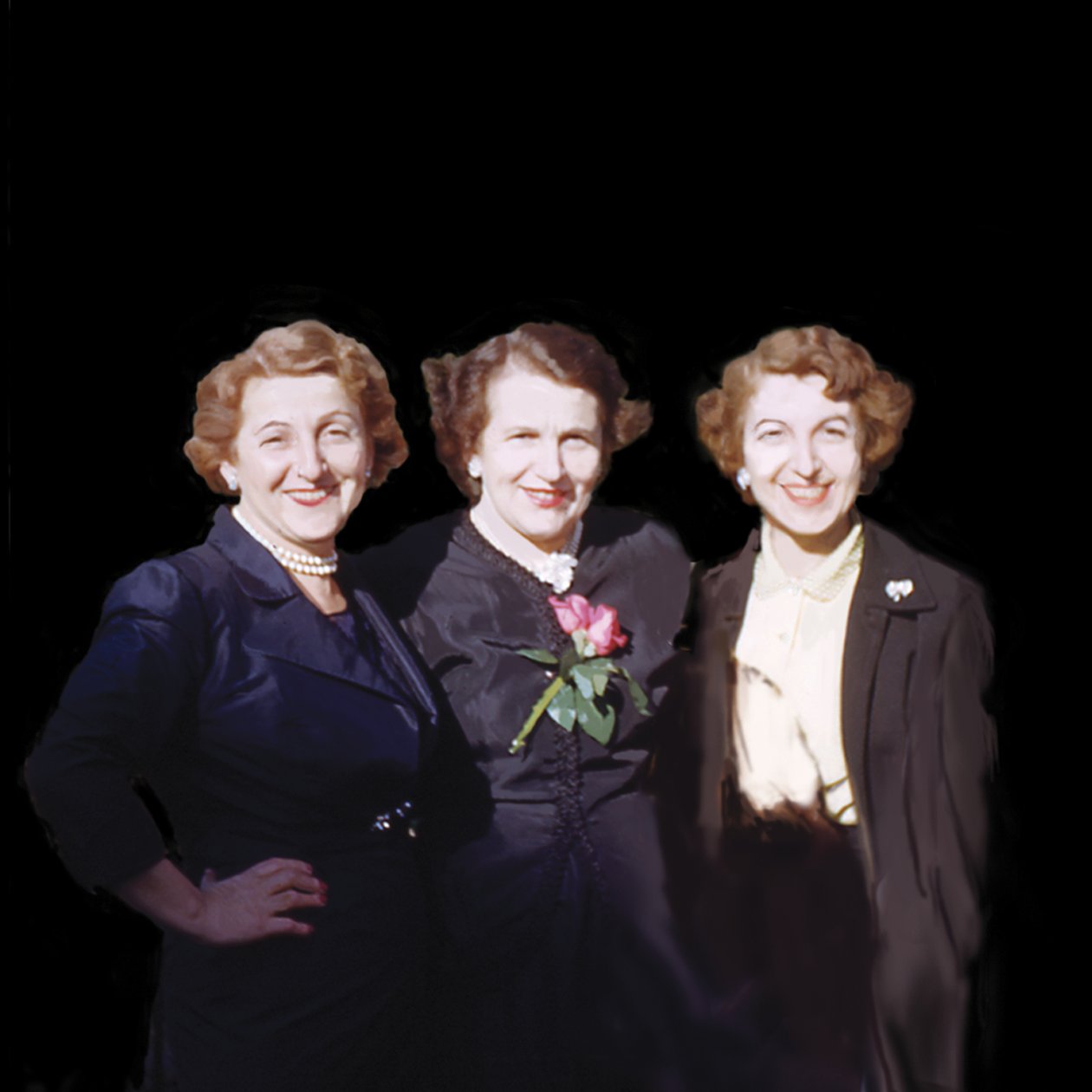 The Sisters, 2008 (akryl na plátně) od Marjorie Weiss