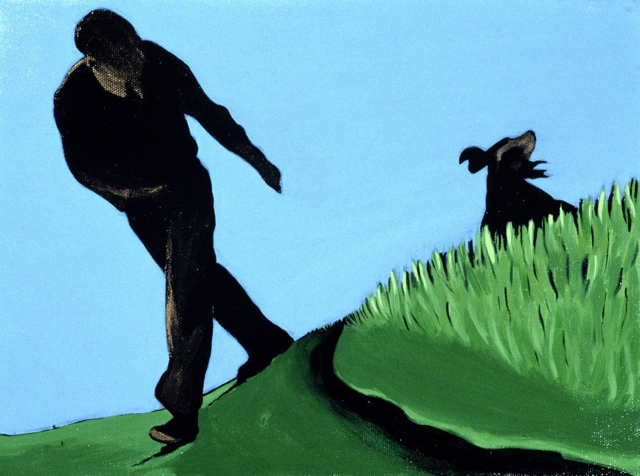 Whistling Him Back, 1997 (akryl na plátně) od Marjorie Weiss