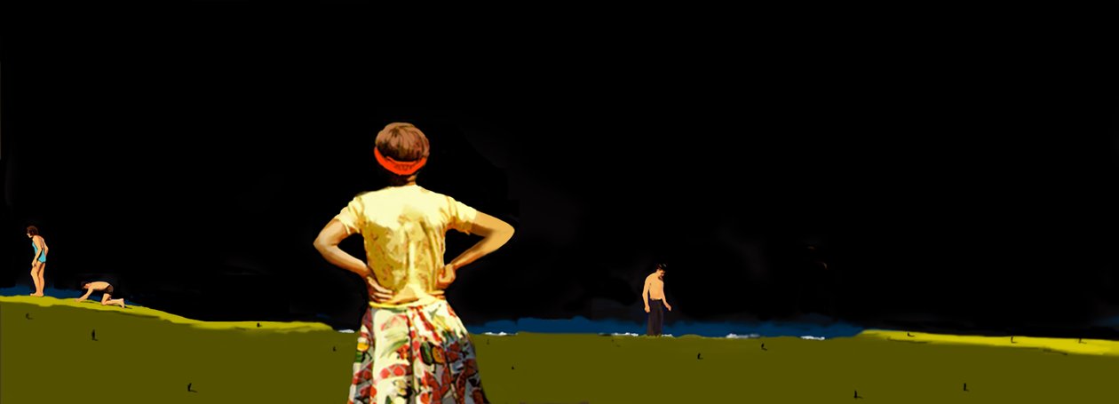 Night Lives Scene 15, 2016 (digitální média) od Marjorie Weiss