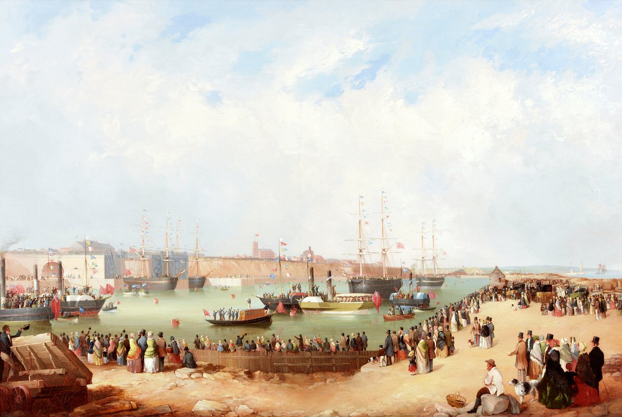 Otevření Sunderland South Docks, 1850 od Mark Thompson