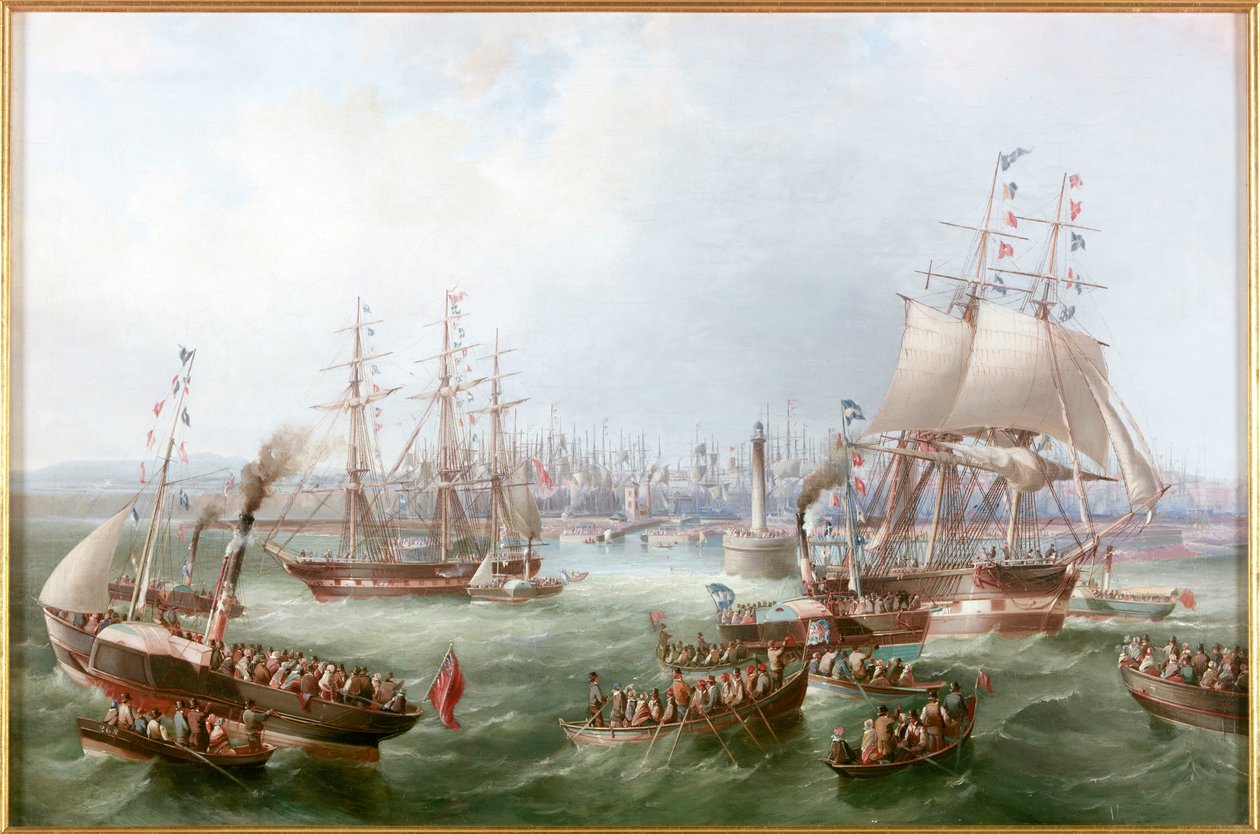Otevření jižního výjezdu, Sunderlandské doky, 1856 od Mark Thompson