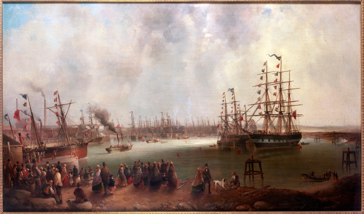 Otevření Tyne Dock, 1859 od Mark Thompson