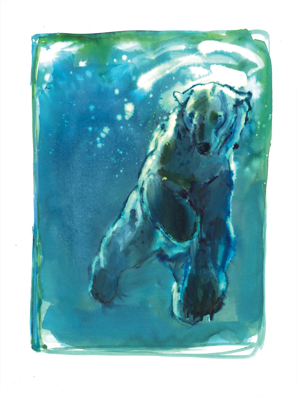 Constellation, 2015, (kombinovaná média na papíře) od Mark Adlington
