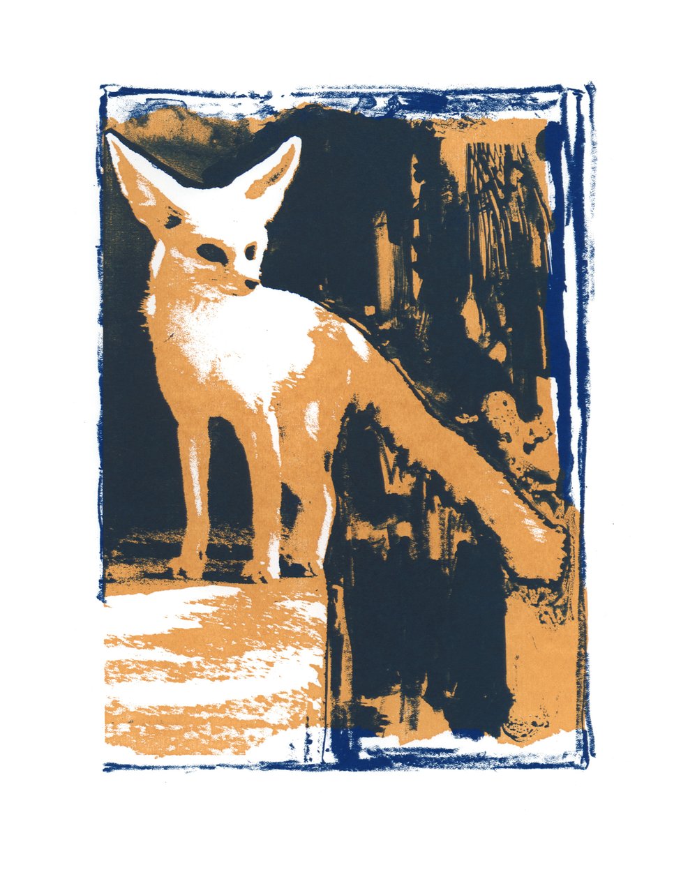 Little Desert Fox, 2015, (sítotisk) od Mark Adlington