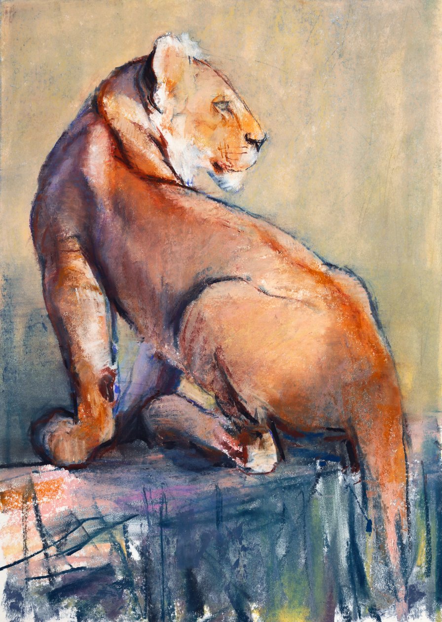Log Seat, 2019 od Mark Adlington