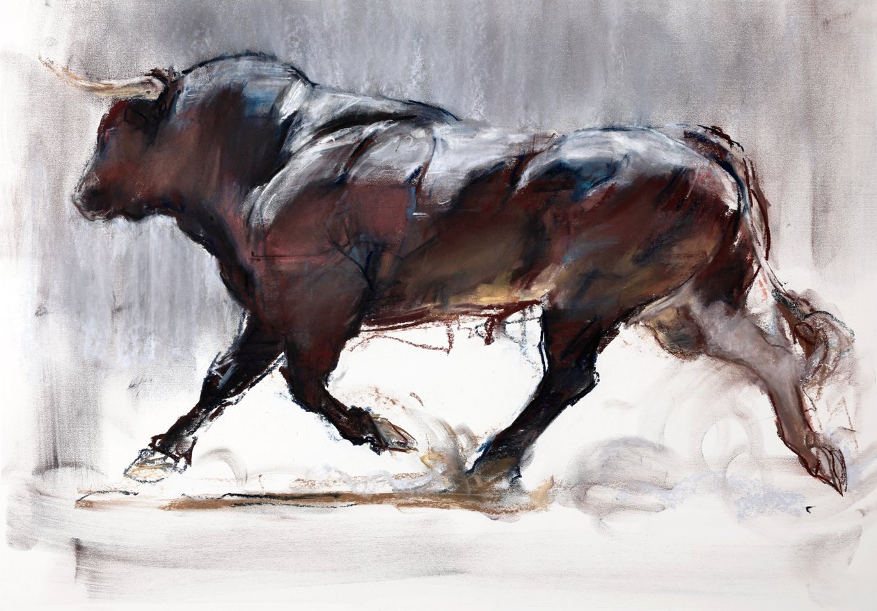 Running Bull, 2022 od Mark Adlington