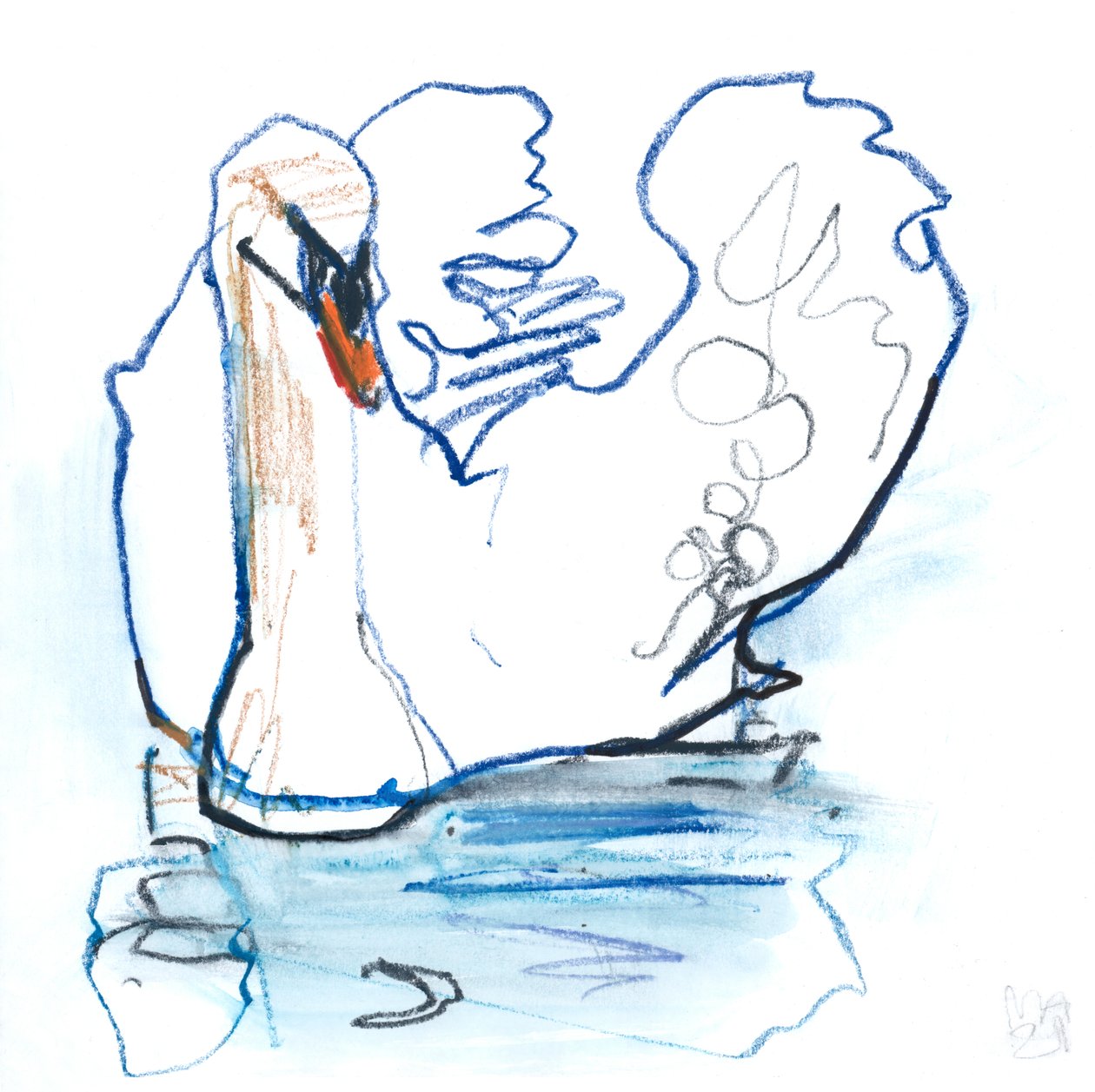 Labutí jezero, 2021 od Mark Adlington