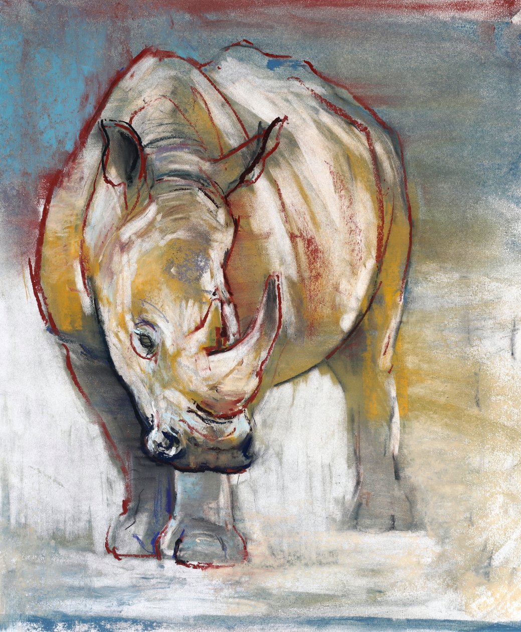 Bílý nosorožec, Ol Pejeta, 2018 od Mark Adlington