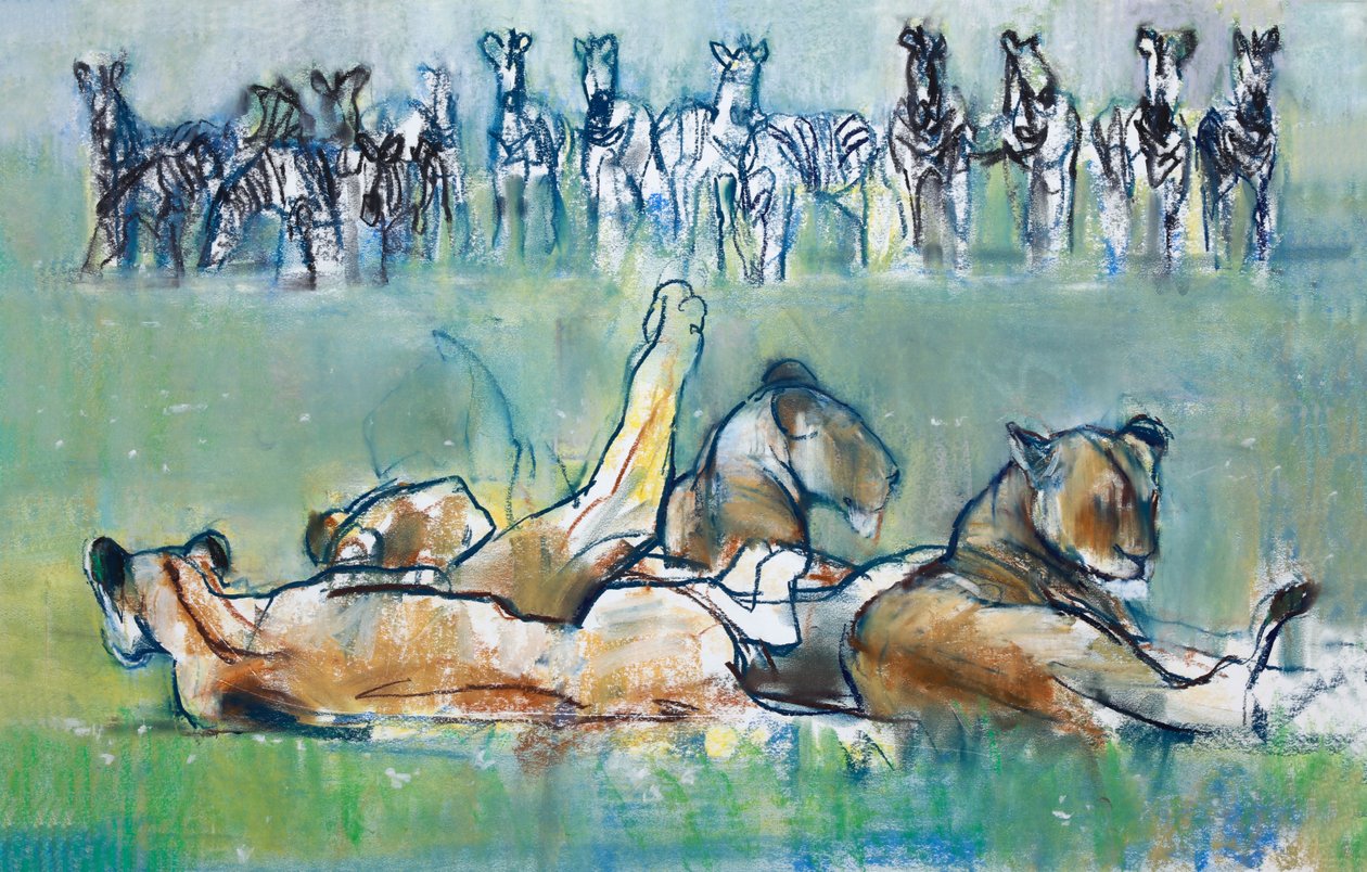 Zebra Line, 2019 od Mark Adlington