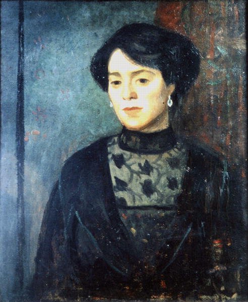 Umělcova sestra, Sophie, kolem roku 1911 (olej na plátně) od Mark Gertler