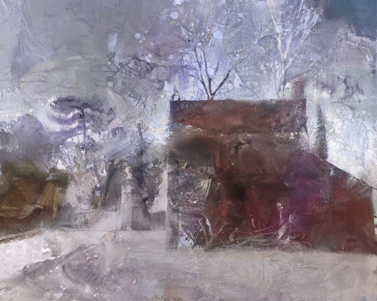 SNOWY DOVECOTE od Mark Gordon